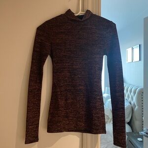 MCBG MAXAZRIA Shimmer turtle neck